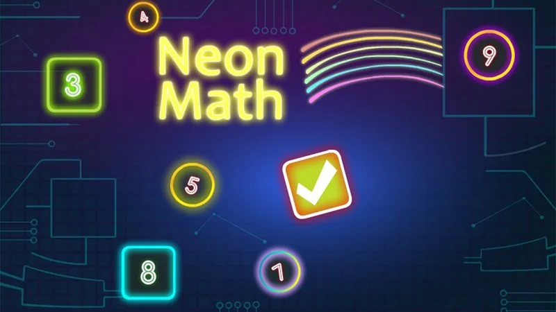 Matematică neon